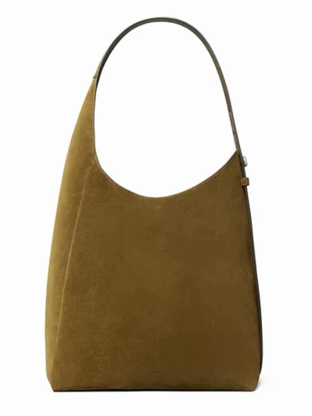Tory Burch Romy Hobo Olive Suede